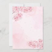 ブライダルシャワー 招待状 (裏面)