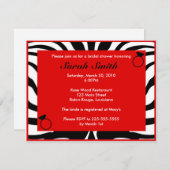 ブライダルシャワー 招待状 (正面/裏面)