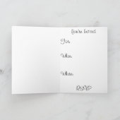 ブライダルシャワー 招待状 (内部)