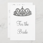 ブライダルシャワー 招待状 (正面/裏面)