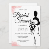 ブライダルシャワー 招待状 (正面/裏面)