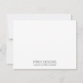 ブライダルシャワー 招待状 (裏面)