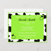 ブライダルシャワー 招待状 (正面/裏面)