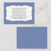 ブライダルシャワー、挿入物カード、あらゆる色を表示して下さい エンクロージャーカード (正面/裏面)