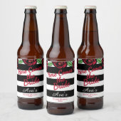 ブライダルシャワー、来ここの花嫁 ビールラベル (ボトル)