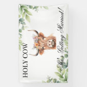 ブライダルシャワー 横断幕 (縦)