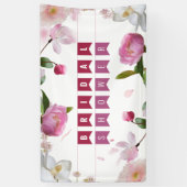 ブライダルシャワー 横断幕 (縦)