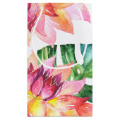 ブライダルシャワー |熱帯水の色ありがとう スモールペーパーバッグ (裏面)