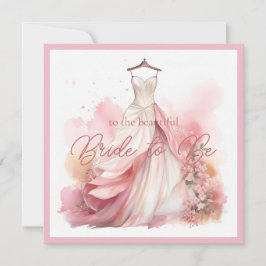 ブライダルシャワー 白いウェディングドレス