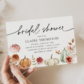 ブライダルシャワー 秋のシャワー招待状 招待状