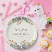 ブライダルシャワー 秋の落ち葉 ウェディング フォリア ペーパープレート (パーティー)