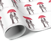 ブライダルシャワー 結婚記念日 包装紙 (ロールコーナー)