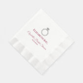 ブライダルシャワー 縁ありランチョンナプキン (角)