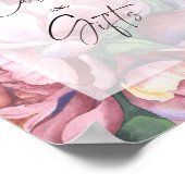 ブライダルシャワー – 花 – カードとギフト ポスター (角)