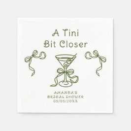 ブライダルシャワー A Tini Bit Closer スタンダードカクテルナプキン
