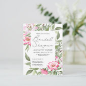 ブライダルシャワー | Lilyフローラ枠はがき ポストカード (スタンド正面)