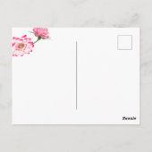 ブライダルシャワー | Lilyフローラ枠はがき ポストカード (裏面)