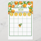 ブライダルシャワーBINGO – オレンジ (正面)