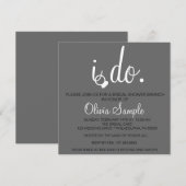 ブライダルシャワーI do招待状 招待状 (正面/裏面)