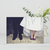 ブライダルシューズリハーサル招待状 招待状 (スタンド正面)