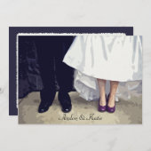 ブライダルシューズリハーサル招待状 招待状 (正面/裏面)