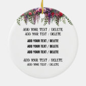 ブライダルショップセラミックオーナメント セラミックオーナメント (裏面)