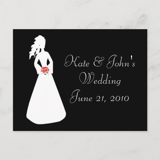 ブライダルシルエットII ポストカード (正面)
