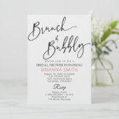 ブライダルシンプルアンドバブライミモザ招待状 招待状 (スタンド正面)