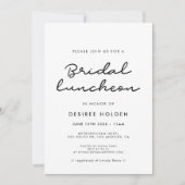 ブライダルシンプルランチ 招待状 (正面)