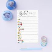 ブライダルシンプル絵文字の回答（絵文字を含む） チラシ (シングル)