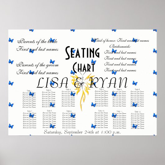 ブライダルシーティングチャートDestiny Destiny'S ポスター (正面)