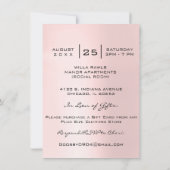 ブライダルスウィート16th 15キスLIPSバラピンク 招待状 (裏面)