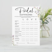 ブライダルスキャタゴリーブライダルシャワーゲーム 招待状 (スタンド正面)