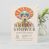 ブライダルスタイリッシュファッショニスタシャワーへの招待 招待状 (スタンド正面)