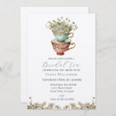 ブライダルティーウェディングシャワー招待状 招待状 (正面/裏面)