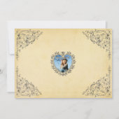 ブライダルティーシャワー顕彰、スタイル古はがき6 招待状 (裏面)