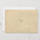 ブライダルティーシャワー顕彰、スタイル古はがき 招待状 (裏面)