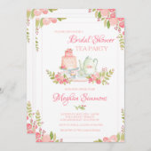 ブライダルティーパーティの招待状 招待状 (正面/裏面)