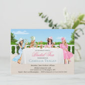ブライダルティーパーティの招待状 招待状 (スタンド正面)