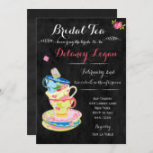 ブライダルティーパーティの招待状 招待状 (正面/裏面)