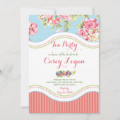 ブライダルティーパーティの招待状 招待状 (正面)