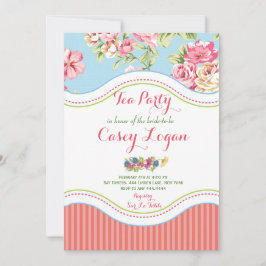 ブライダルティーパーティの招待状 招待状