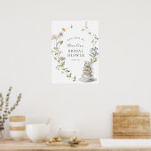 ブライダルティーパーティーウェディングシャワーへようこそ ポスター (キッチン)