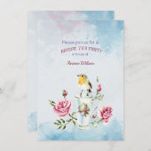 ブライダルティーパーティーシャワー招待状 招待状 (正面/裏面)