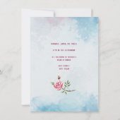 ブライダルティーパーティーシャワー招待状 招待状 (裏面)