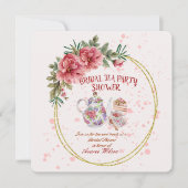 ブライダルティーパーティーシャワー招待状 招待状 (正面)