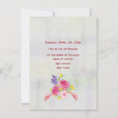 ブライダルティーパーティーシャワー招待状 招待状 (裏面)