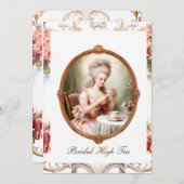 ブライダルティーパーティーロコマリーアントワネット 招待状 (正面/裏面)