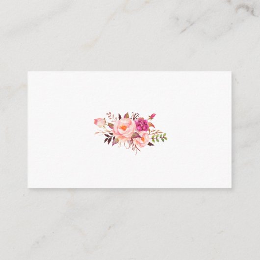 ブライダルティーパーティー金ゴールドピンクレジストリ挿入カード エンクロージャーカード (裏面)