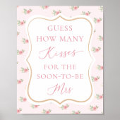 ブライダルティーブライダルシャワー数を推測 ポスター (正面)